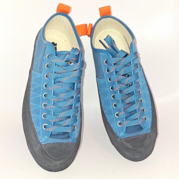 NEW FRONTEER Super Gratton Lo Blue Suede Sneaker, Size 8 Men/ 9.5 Women - Picture 8 of 8